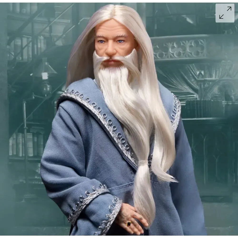 NRFB Albus Dumbledore Collector Doll HND83 Harry Potter Mattel MINT Wizard